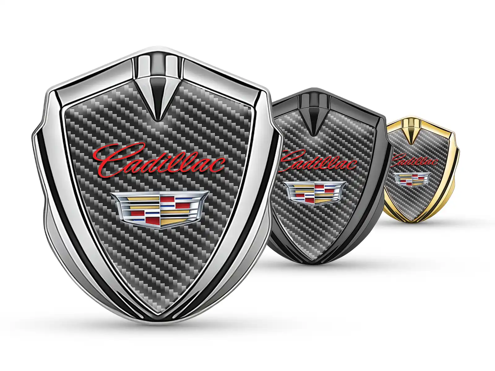 Cadillac Emblem Metall Abzeichen Minimaler Look Universell